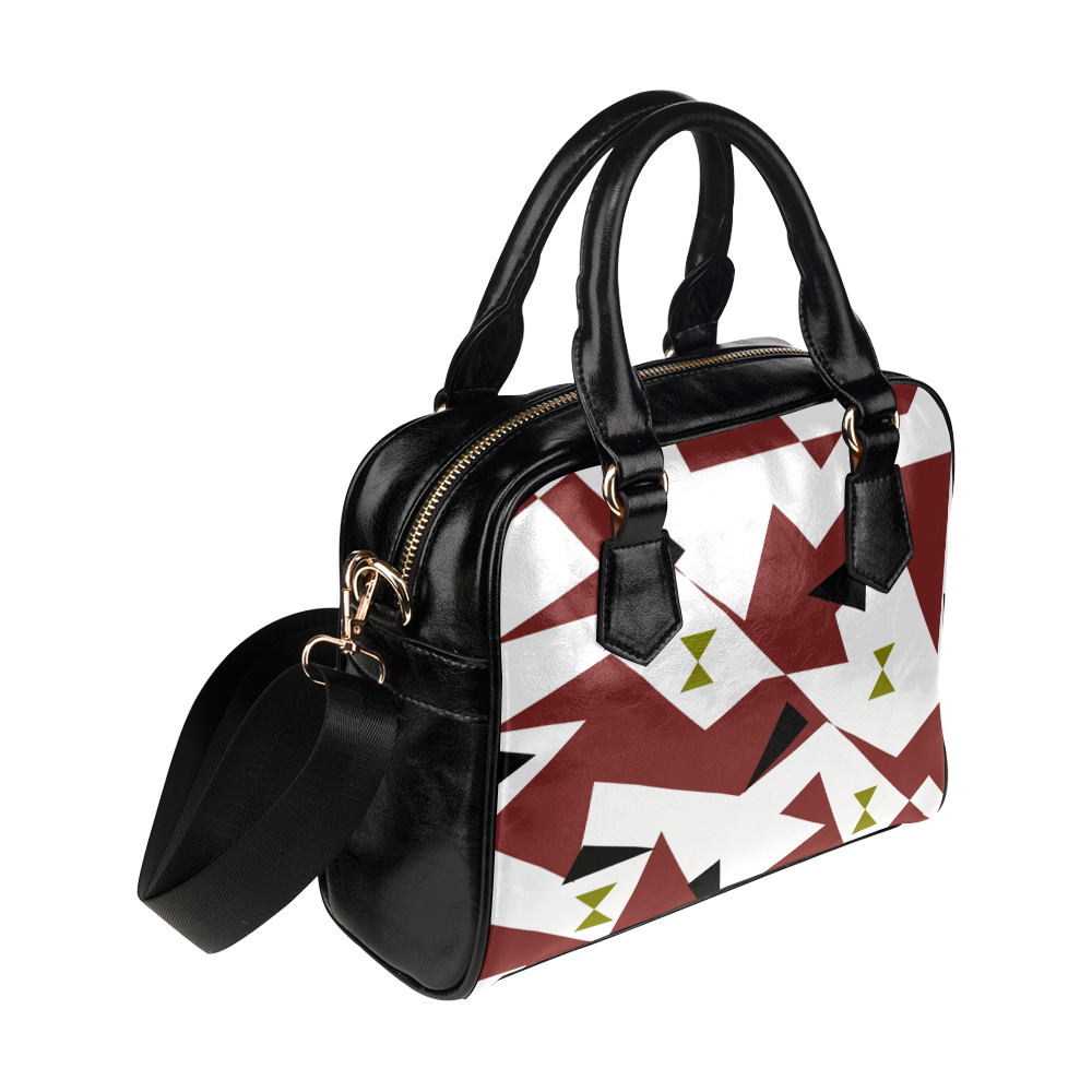 red triangle purse