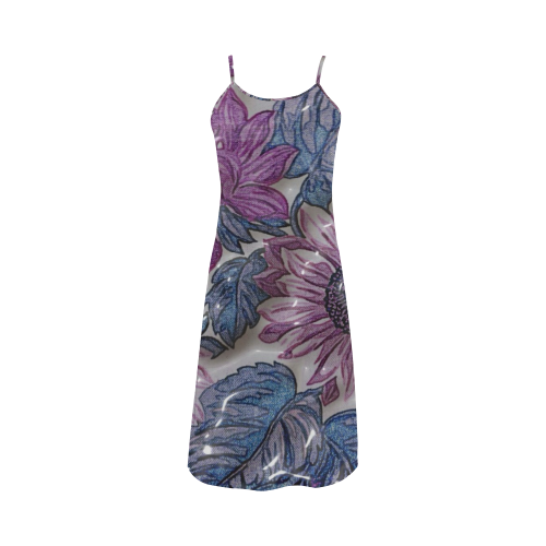 plastic flowers Alcestis Slip Dress (Model D05)