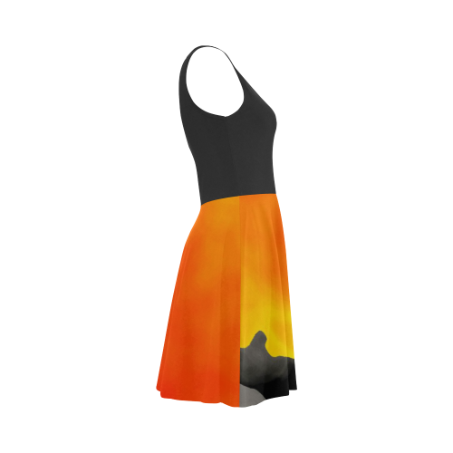 Abstract Fate, fire Atalanta Sundress (Model D04)