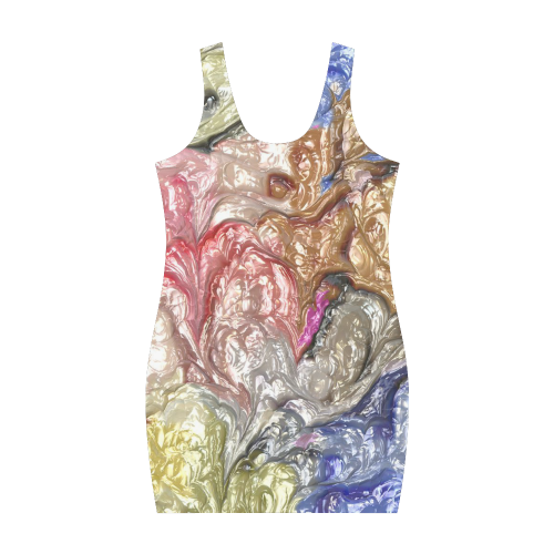 strange abstract 6 Medea Vest Dress (Model D06)