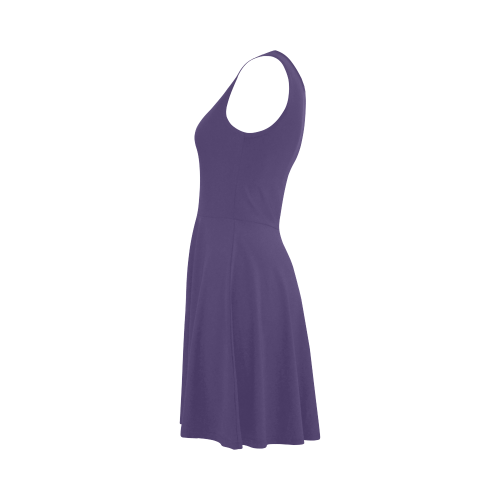 Gentian Violet Color Accent Atalanta Sundress (Model D04)