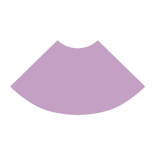 Violet Tulle Color Accent Atalanta Sundress (Model D04)