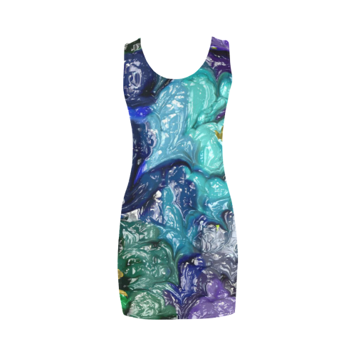 strange abstract 1 Medea Vest Dress (Model D06)