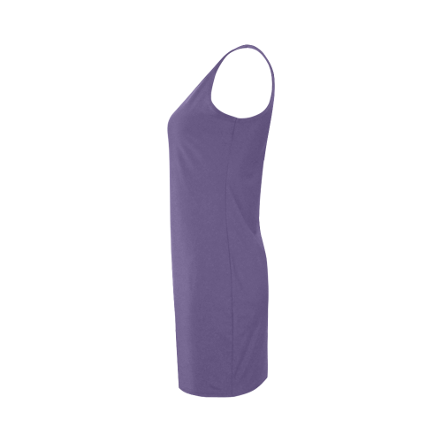 Gentian Violet Color Accent Medea Vest Dress (Model D06)