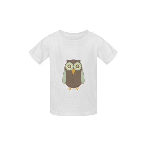 Brown Owl Kid's  Classic T-shirt (Model T22)
