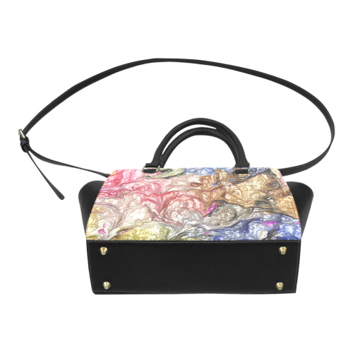 strange abstract 6 Classic Shoulder Handbag (Model 1653)