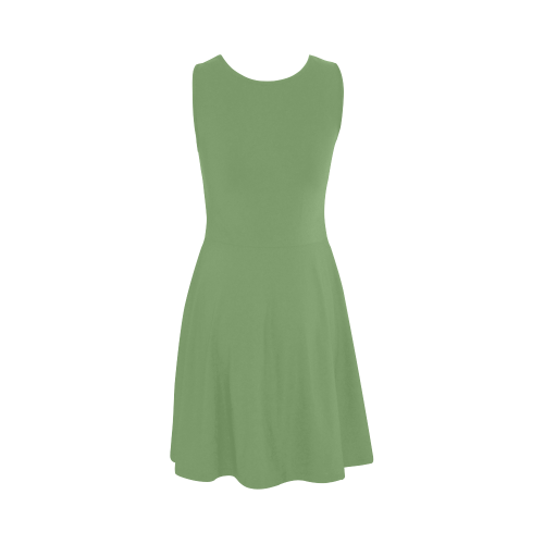 Green Tea Color Accent Atalanta Sundress (Model D04)