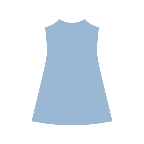 Placid Blue Color Accent Alcestis Slip Dress (Model D05)