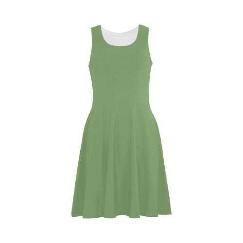 Green Tea Color Accent Atalanta Sundress (Model D04)