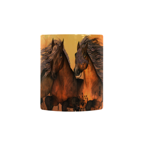 Horses Custom Morphing Mug