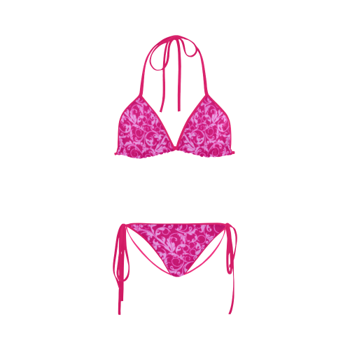 Vintage Swirls Hot Pink