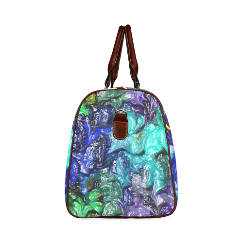 strange abstract 1 Waterproof Travel Bag/Small (Model 1639)
