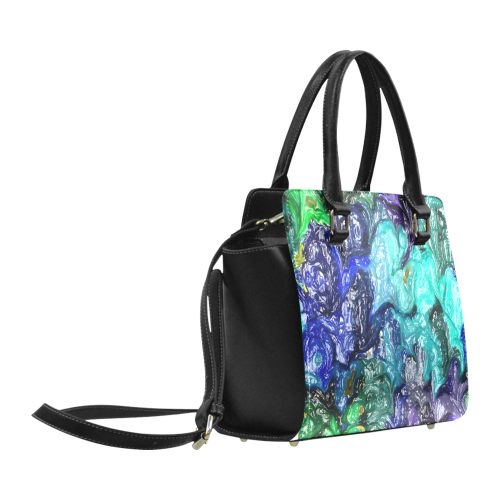 strange abstract 1 Classic Shoulder Handbag (Model 1653)