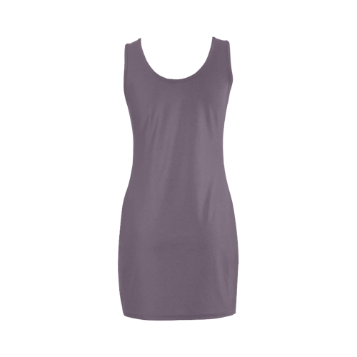 Vintage Violet Color Accent Medea Vest Dress (Model D06)