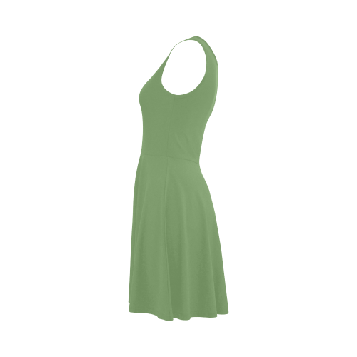 Green Tea Color Accent Atalanta Sundress (Model D04)