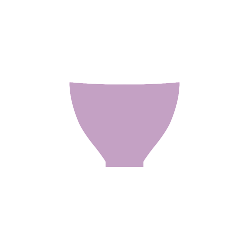 Violet Tulle Color Accent Custom Bikini Swimsuit
