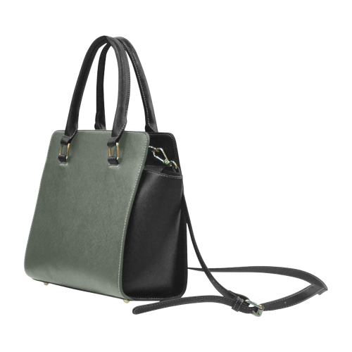 Duffel Bag Color Accent Rivet Shoulder Handbag (Model 1645)