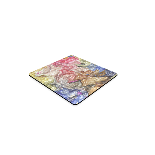 strange abstract 6 Square Coaster