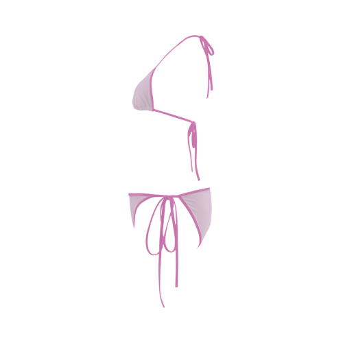 Winsome Orchid Color Accent Custom Bikini Swimsuit