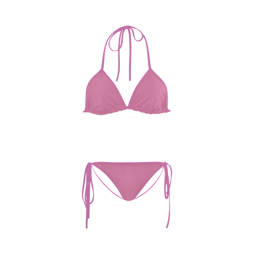 Wild Orchid Color Accent Custom Bikini Swimsuit