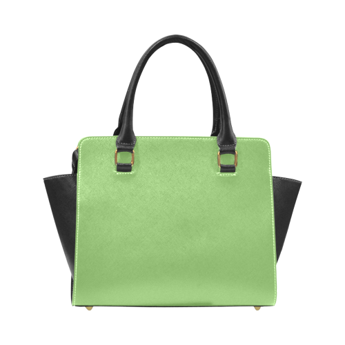Kiwi Color Accent Rivet Shoulder Handbag (Model 1645)