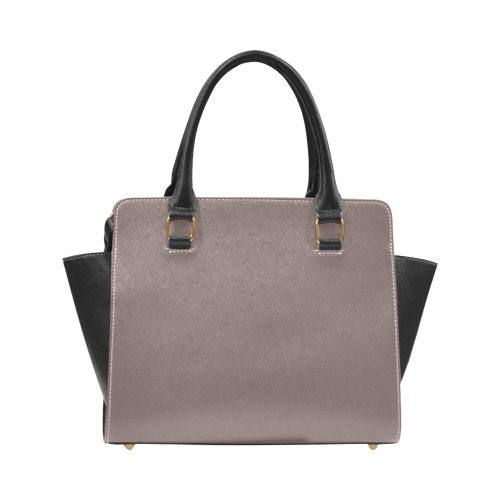 Peppercorn Color Accent Rivet Shoulder Handbag (Model 1645)
