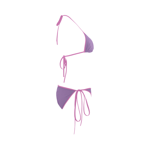 Amethyst Orchid Color Accent Custom Bikini Swimsuit