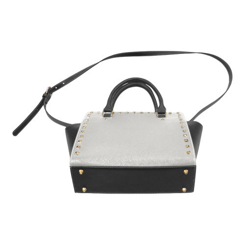 Paloma Color Accent Rivet Shoulder Handbag (Model 1645)