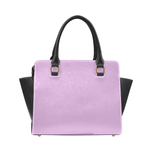 Violet Tulle Color Accent Rivet Shoulder Handbag (Model 1645)