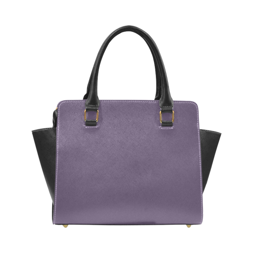 Indigo Color Accent Rivet Shoulder Handbag (Model 1645)