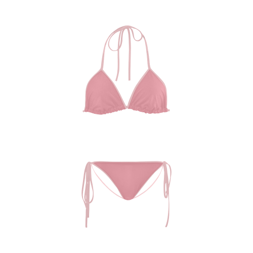 Peony Color Accent Custom Bikini Swimsuit