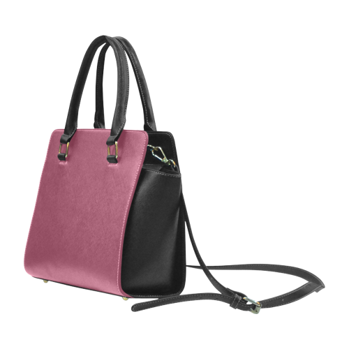 Anemone Color Accent Rivet Shoulder Handbag (Model 1645)