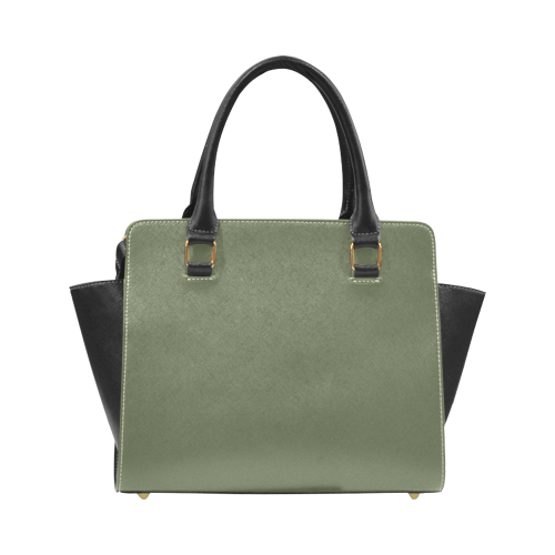 Cypress Color Accent Rivet Shoulder Handbag (Model 1645)