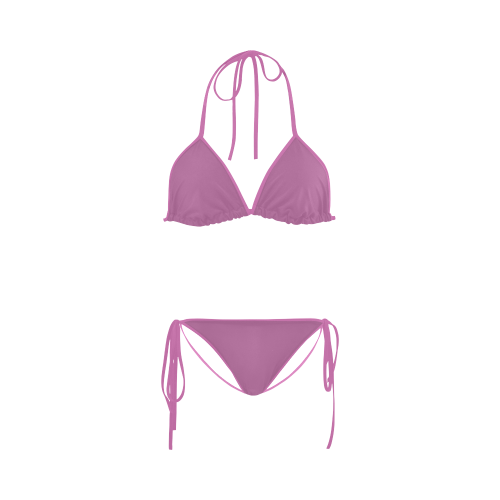 Spring Crocus Color Accent Custom Bikini Swimsuit