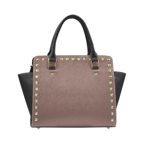 Fudgesickle Color Accent Rivet Shoulder Handbag (Model 1645)