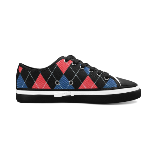 red blue shoes