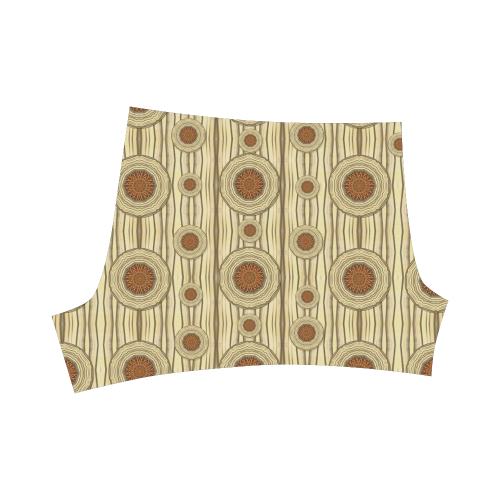 Decorative wood Briseis Skinny Shorts (Model L04)