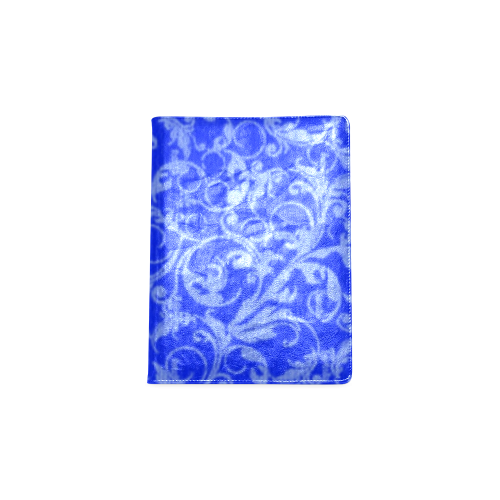 Vintage Swirls Sapphire Blue Custom NoteBook B5