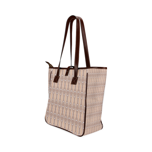 beige classic tote bag-#Annabellerockz Classic Tote Bag (Model 1644)