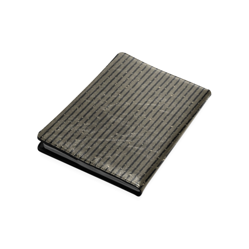Sepia Glitter Stripe Custom NoteBook B5