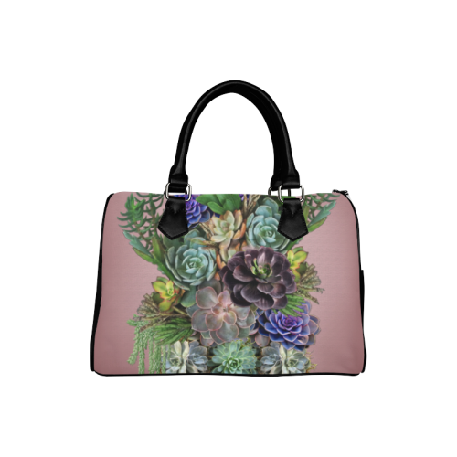 large succulent display Boston Handbag (Model 1621)