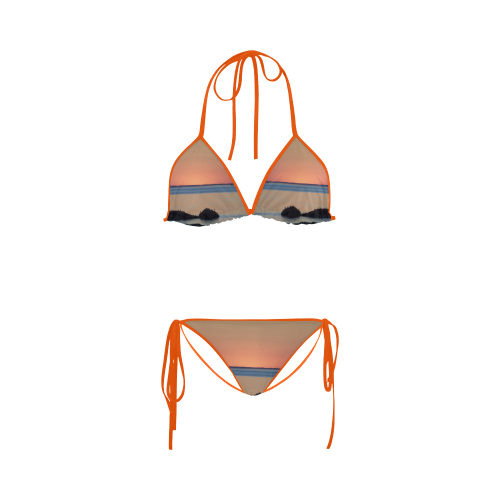 Dusk on the Sea Custom Bikini Swimsuit