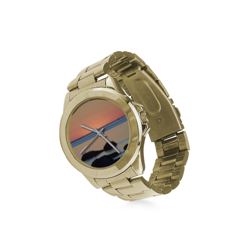 Dusk on the Sea Custom Gilt Watch(Model 101)