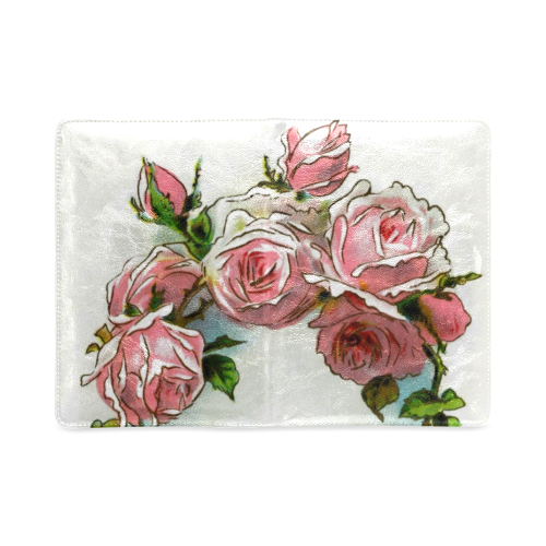 Vintage Pink Rose Floral Custom NoteBook A5