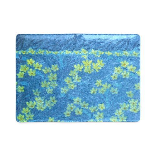 Springtime Vintage Floral Blue Custom NoteBook A5