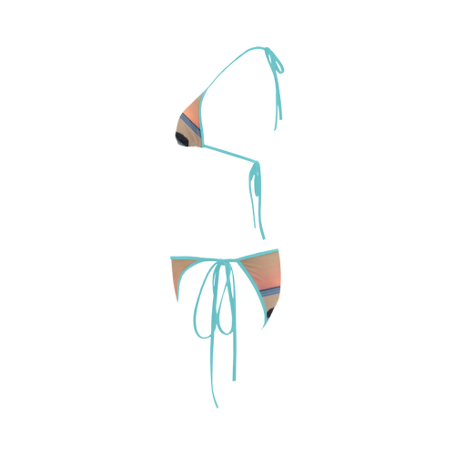Dusk on the Sea Custom Bikini Swimsuit