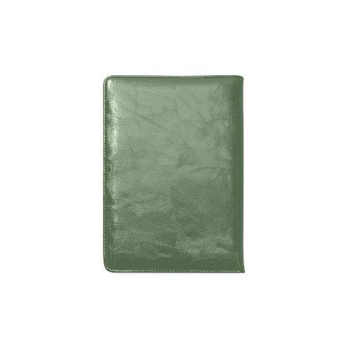 Vineyard Green Color Accent Custom NoteBook A5