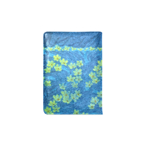Springtime Vintage Floral Blue Custom NoteBook A5