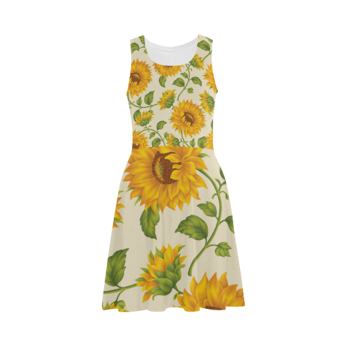 Sunflowers Atalanta Sundress (Model D04)