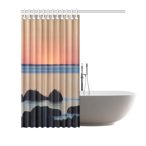 Dusk on the Sea Shower Curtain 66"x72"